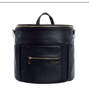 Fawn design diaper bag/backpack black original